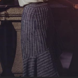 Lulus stripped maxi skirt